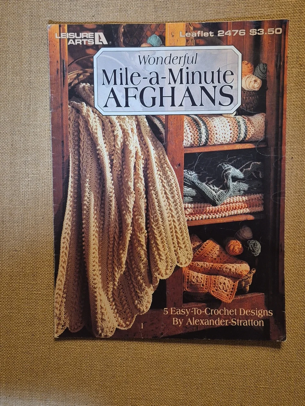 Vintage 1990's Lot Of 4 Mile-A-Minute Crochet Pattern Books - Picture 8 of 14